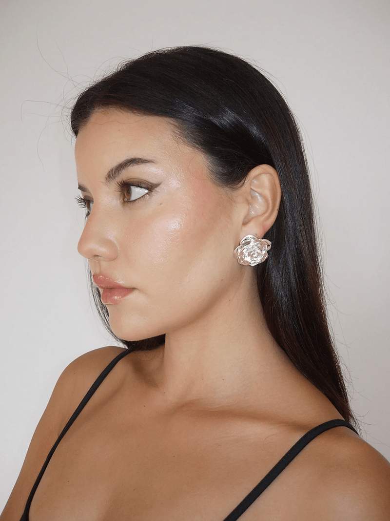 Delicados Pendientes de Rosa