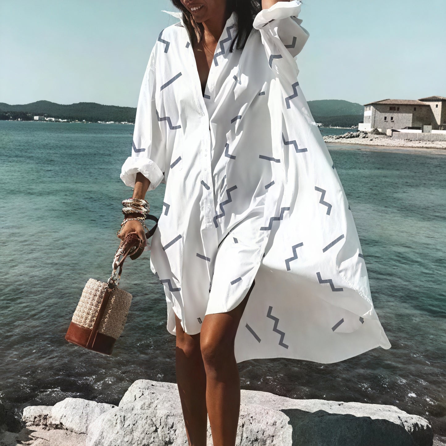 Vestido Verano Casual Oversized