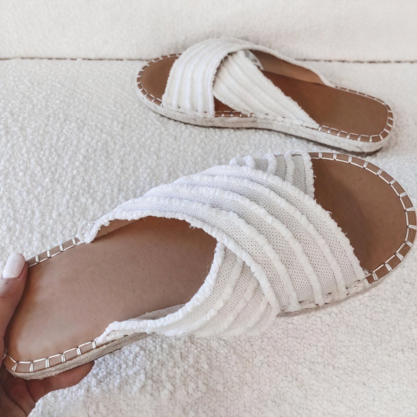 Sandalias de Mujer con Tiras Cruzadas y Suela de Cuerda, Empeine Textil-72720-e92594a8-3eba-4067-afcf-376bfb4f395b