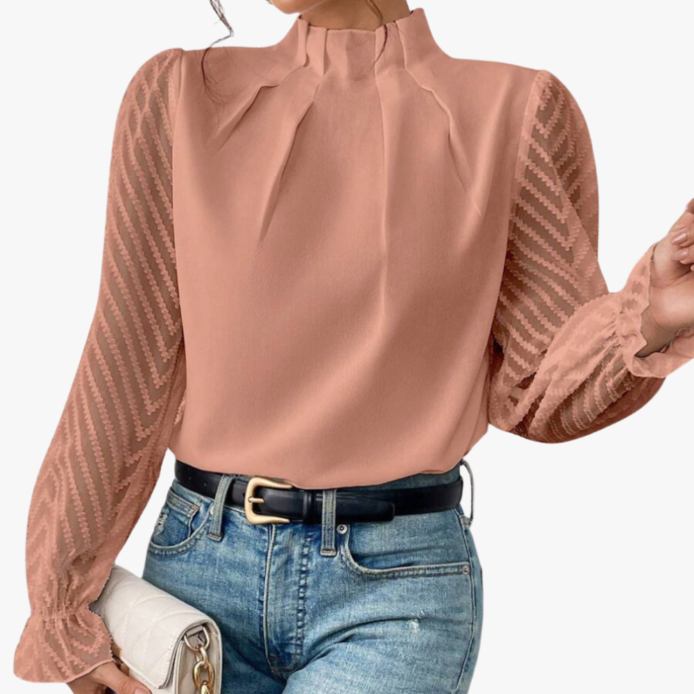 Blusa Elegante con Detalles Sofisticados