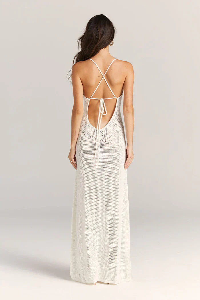 Vela Official Vestido Maxi de Punto Calado Floral para Mujer con Tirantes Finos-83282-c84a1c7d-5055-47bd-89b4-73d7922995ae