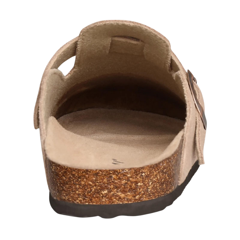 Mujer Zapatillas Destalonadas Ante Suela Corcho Hebilla Ajustable-82019-06b2bdc7-662a-4d59-94d1-bccbae961390