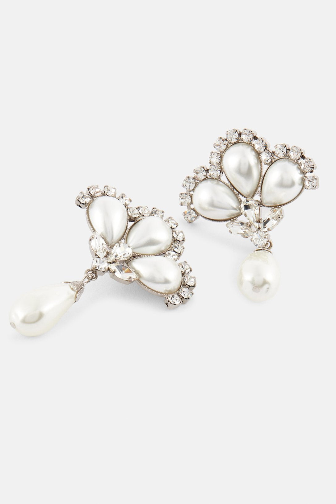 Elegantes Pendientes Lágrima con Cristales