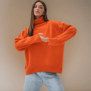 Suéter Oversized con Cuello Alto