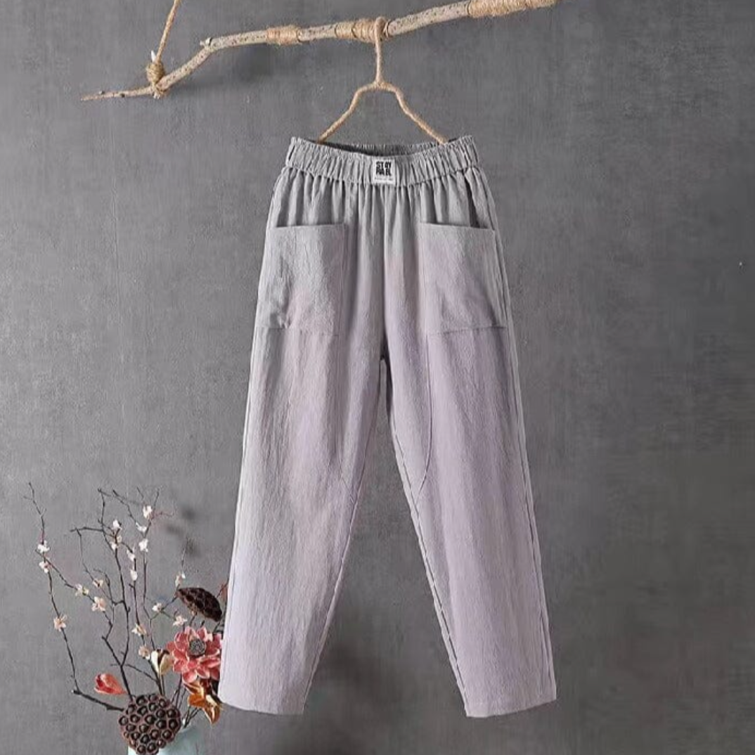 Pantalones Casual con Cintura Elástica
