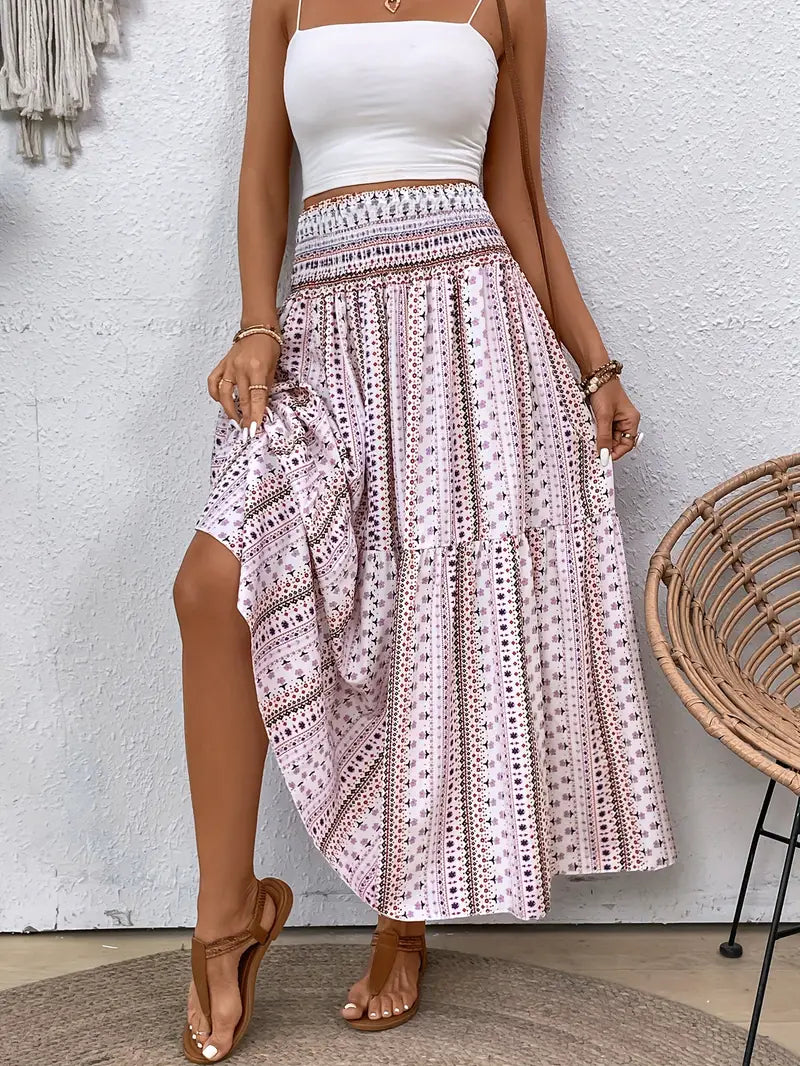 Falda Fluida Estampada