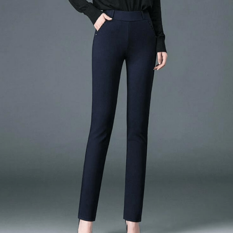 Pantalones Elegantes de Corte Alto