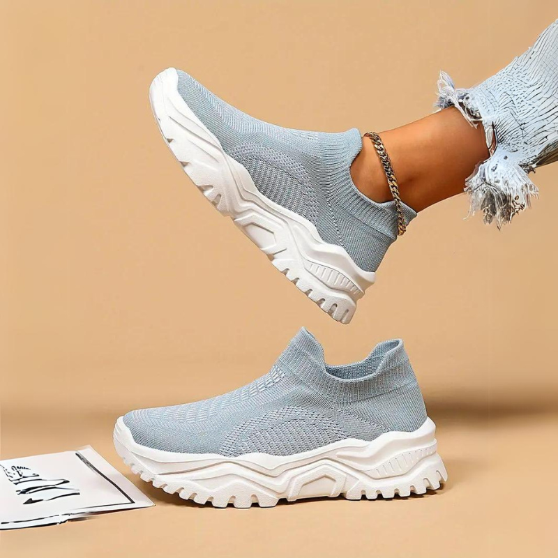 Sneakers Tejidas Slip-On Confort Moderno