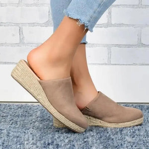 Alpargatas Cuña Mujer Ante Sin Cordones Suela Esparto, Vela Official-83367-14e51aaf-9de6-4846-9634-0d149020e7ea