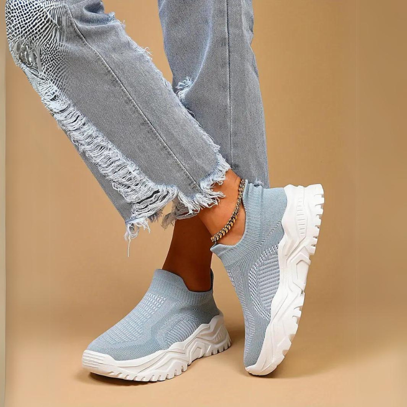 Sneakers Tejidas Slip-On Confort Moderno