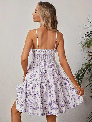 Vestido Floral Ligero con Tirantes Finos