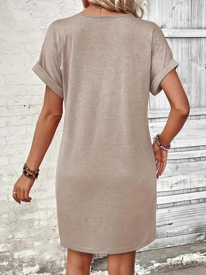 Vestido Ligero con Escote en V para Días Soleados