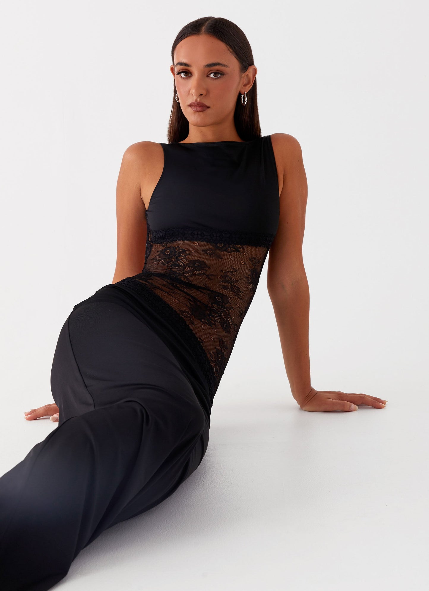 Vestido Maxi Sin Mangas para Mujer – Panel de Encaje Elegante, Estilo Formal-83478-21eee012-fcbf-403f-a41f-a7c6bd4dff28