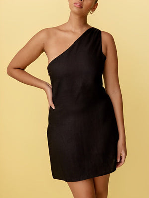 Vela Official Vestido Mini Lino Mujer – Diseño Un Hombro Asimétrico-83276-2349a807-26e8-4dd0-a554-ecd9644cb5f6