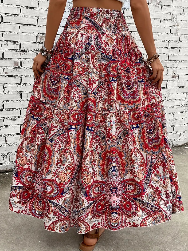 Falda Fluida Estampada