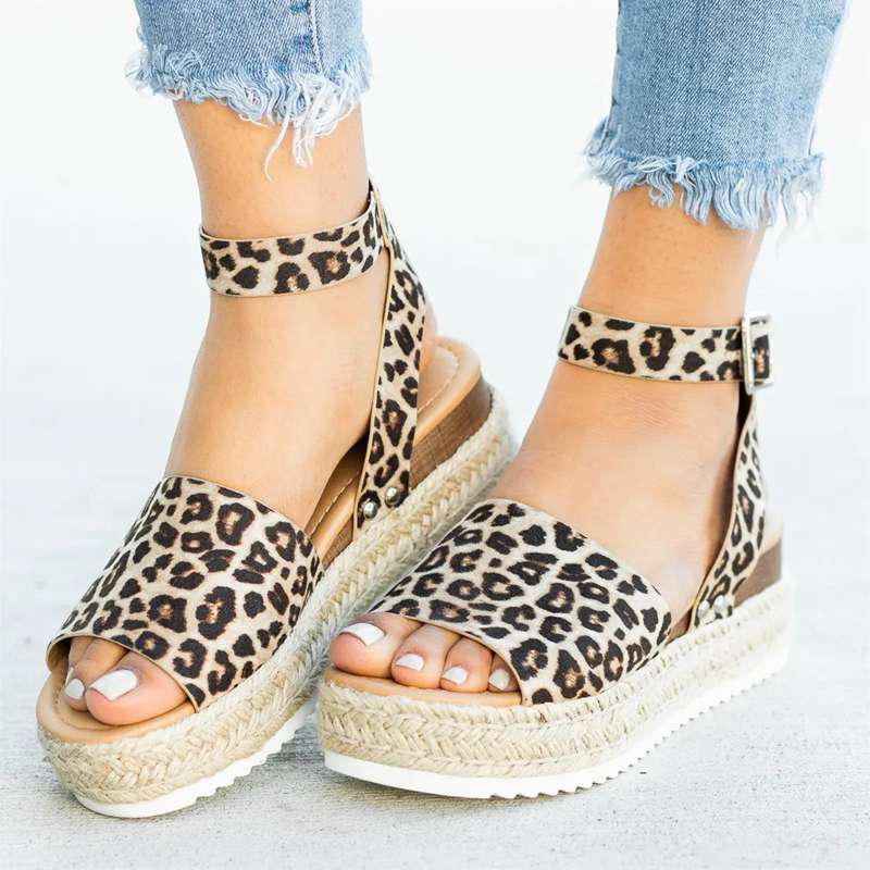 Sandalias Plataforma Tejida: Estilo Casual