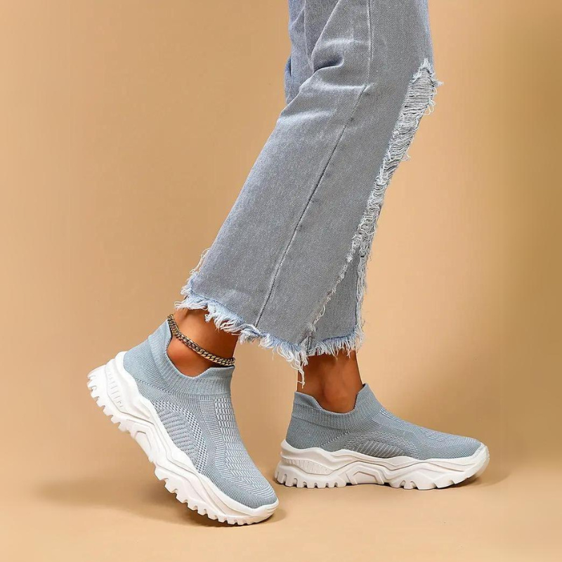 Sneakers Tejidas Slip-On Confort Moderno