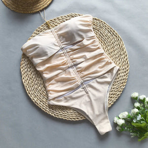 Bañador Mujer Strapless – Diseño Cut-Out, Corte Alto, Detalle Fruncido-83762-31fce541-64d2-4112-a432-f6c70e669bca