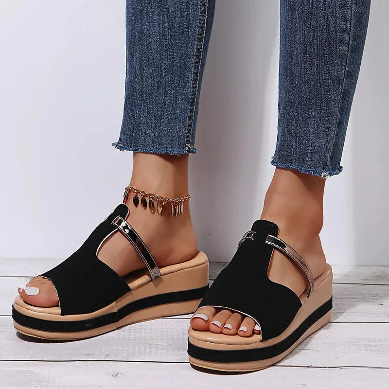 Sandalias de Plataforma Chic