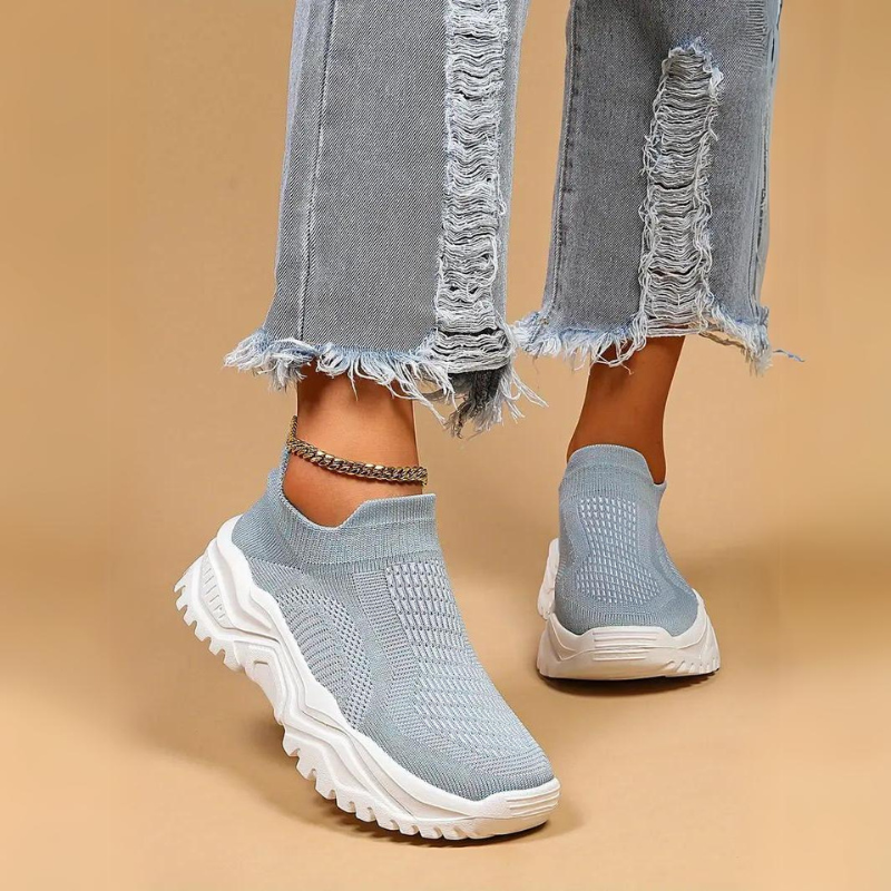 Sneakers Tejidas Slip-On Confort Moderno