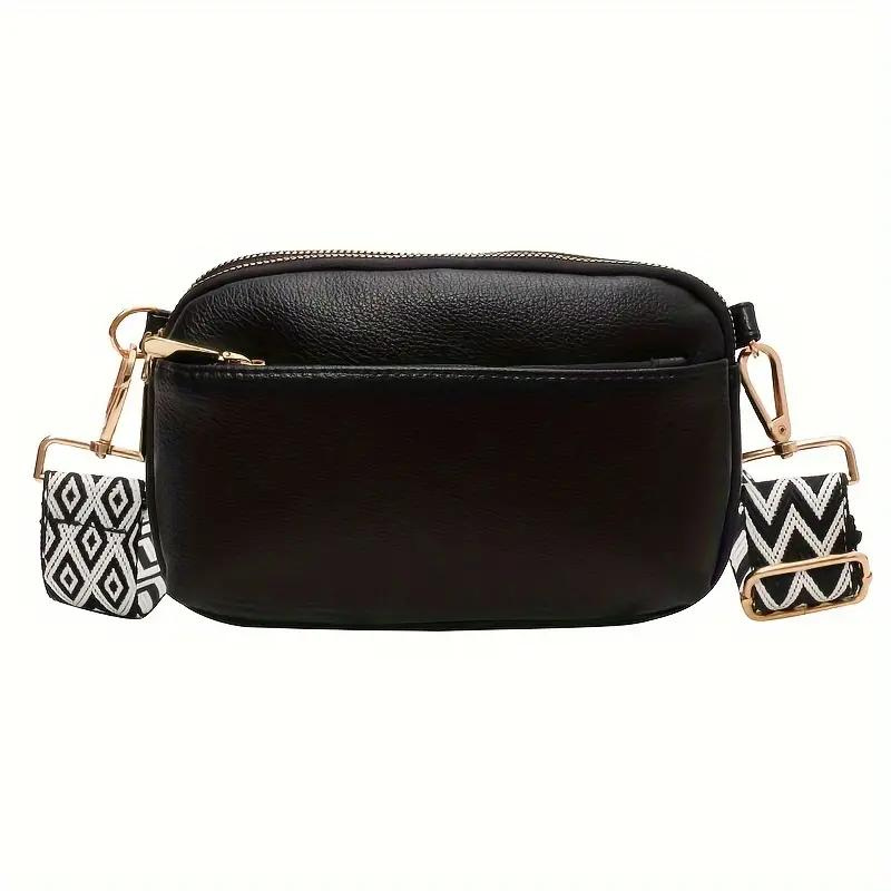 Bolso Bandolera Chic con Correa Geométrica