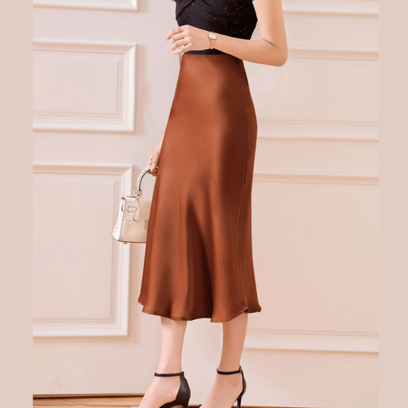 Falda Midi Elegante y Sofisticada