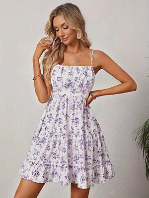 Vestido Floral Ligero con Tirantes Finos