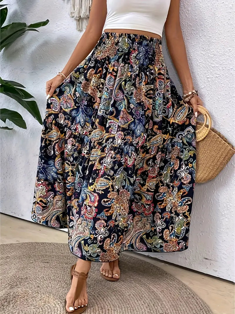 Falda Fluida Estampada