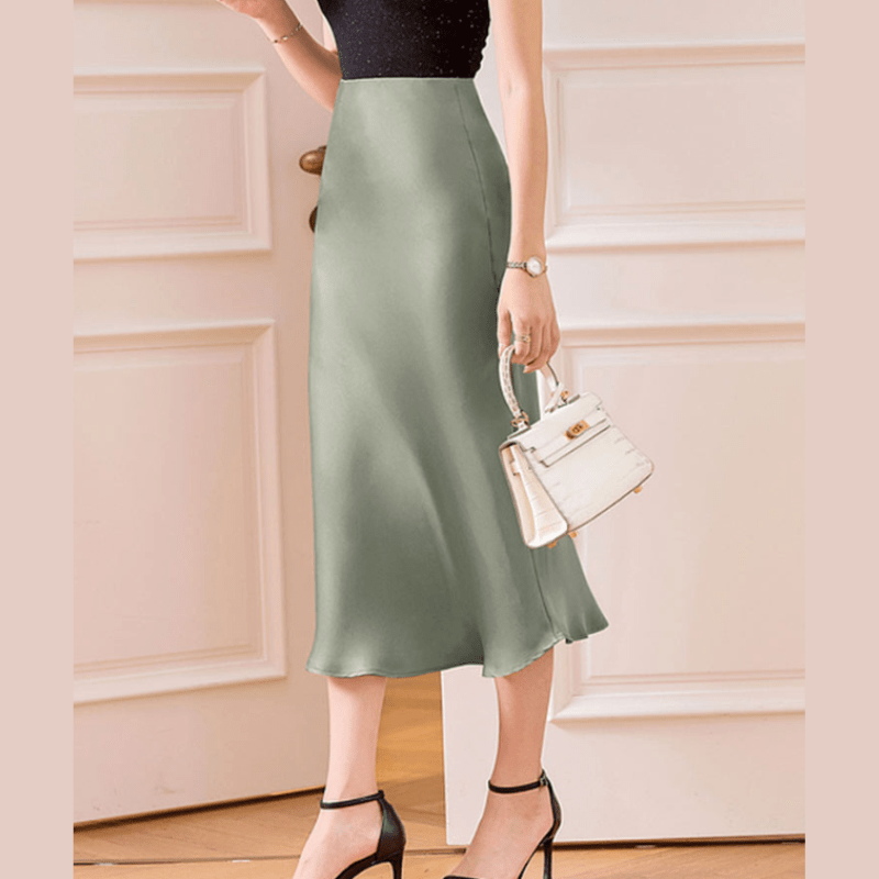 Falda Midi Elegante y Sofisticada