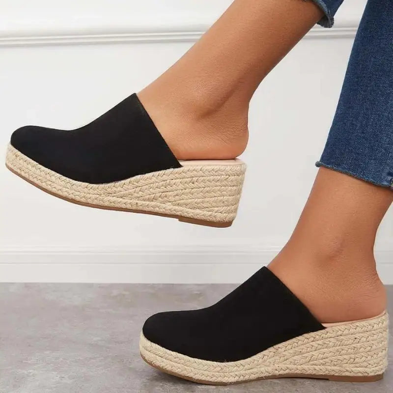 Alpargatas Cuña Mujer Ante Sin Cordones Suela Esparto, Vela Official-83367-637b1d08-f63f-4631-b25c-f37867a05e1f