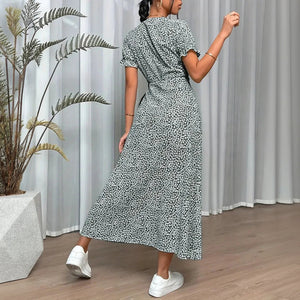 Vestido Bohemio Chic con Diseño Envolvente