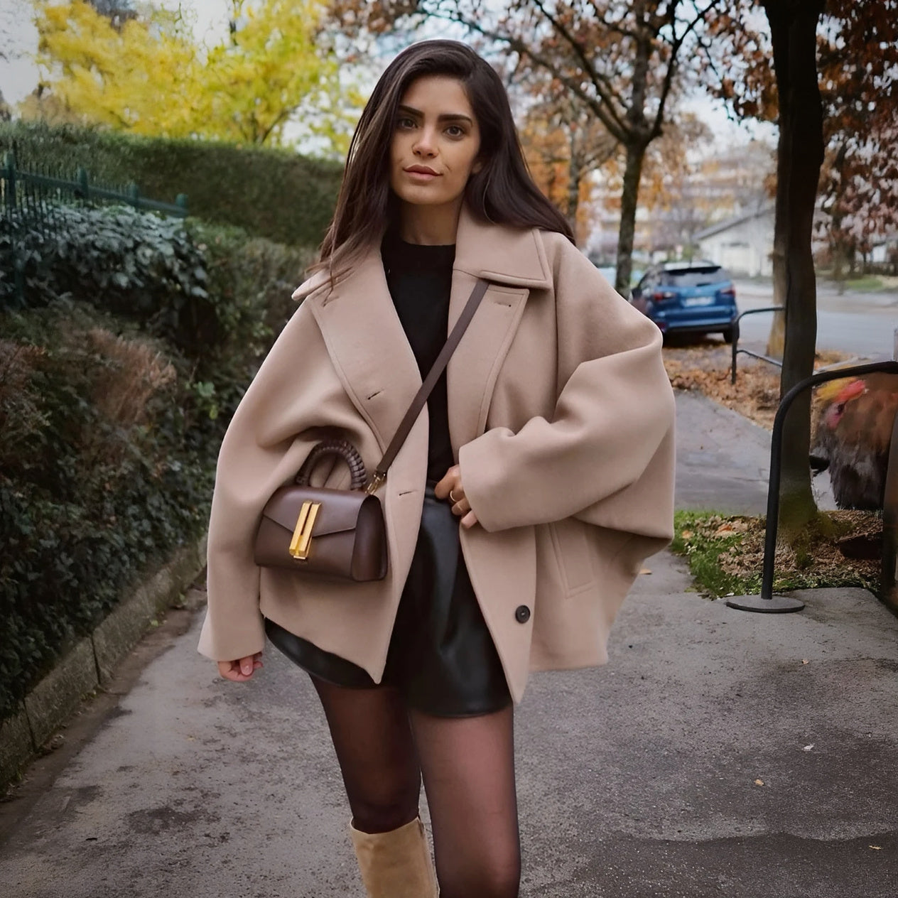 Chaqueta exterior versátil y sofisticada