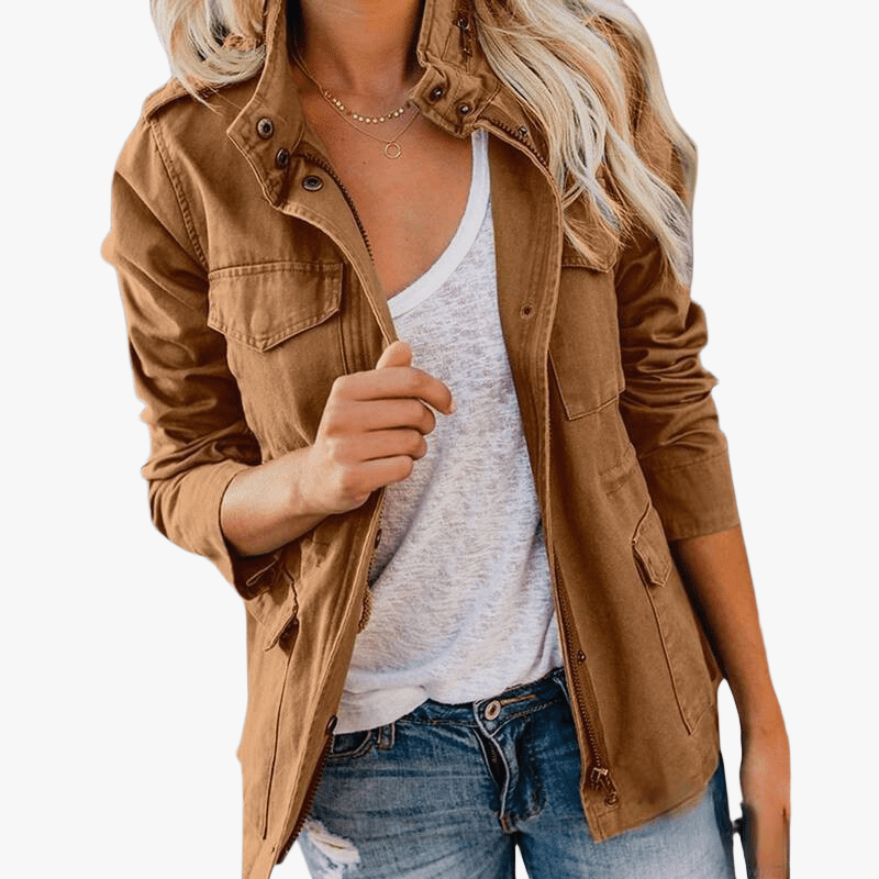 Chaqueta Casual Inspirada en el Estilo Militar