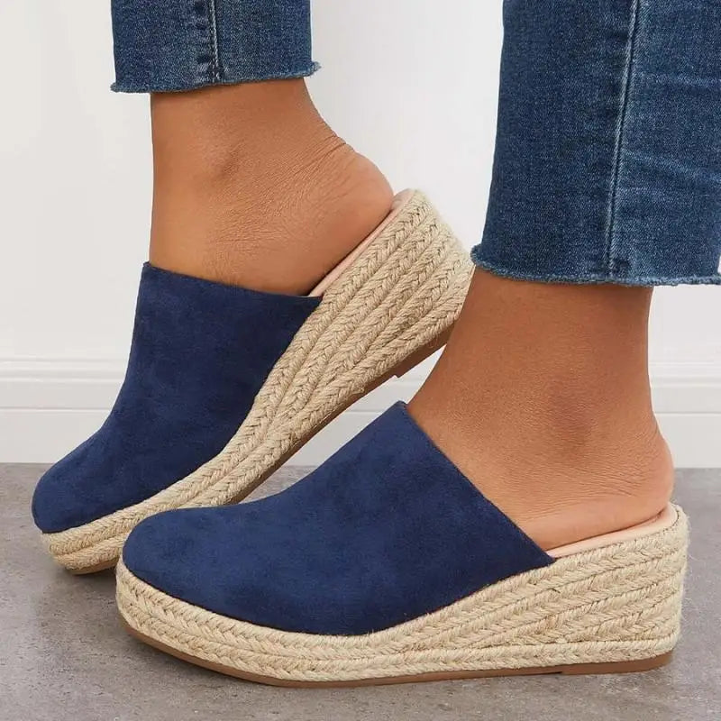 Alpargatas Cuña Mujer Ante Sin Cordones Suela Esparto, Vela Official-83367-6a0e0668-7c4f-48fb-b50b-aea27e9a0aba