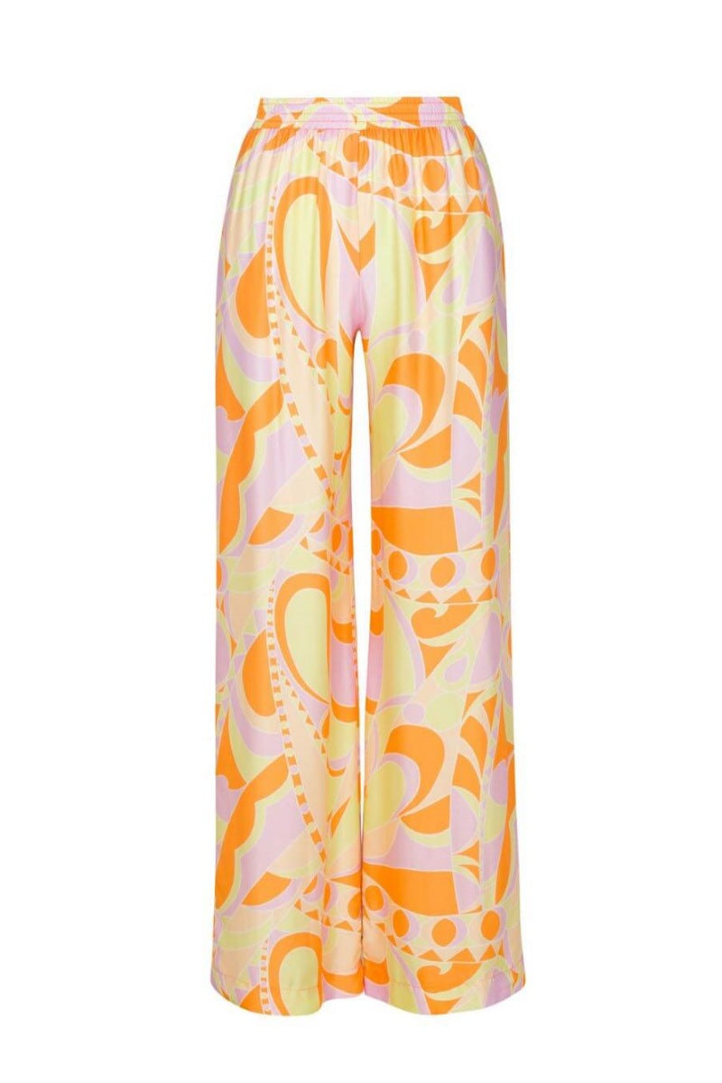 Conjunto Estampado Geométrico Silueta Fluida
