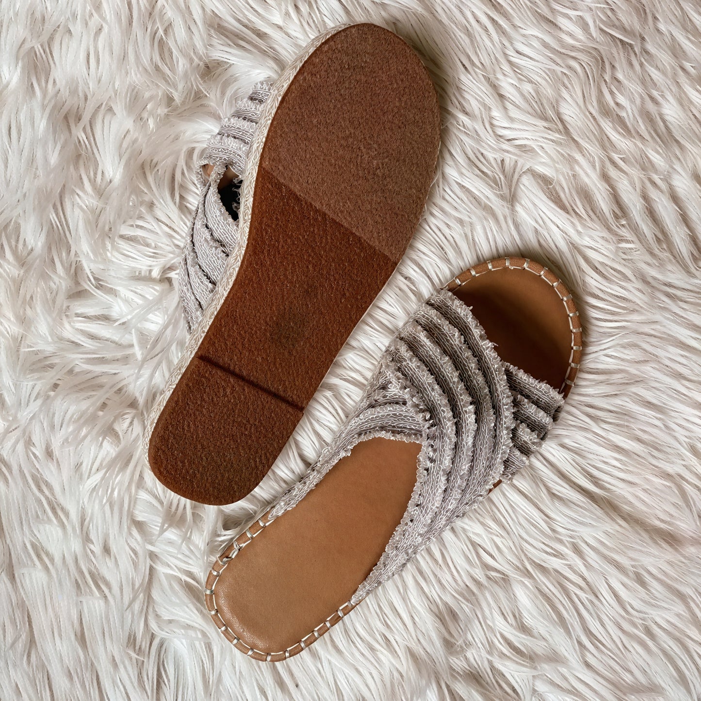 Sandalias de Mujer con Tiras Cruzadas y Suela de Cuerda, Empeine Textil-72720-176a6f78-de8d-4166-bcae-0466ad5990d1