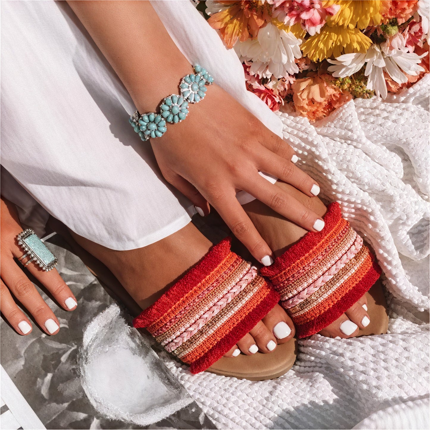 Sandalias Slide Mujer – Flecos y Cuentas, Estilo Bohemio, Suela Plana-73650-a7cabd0b-4e9b-4a8c-bafe-2b2a4812f647