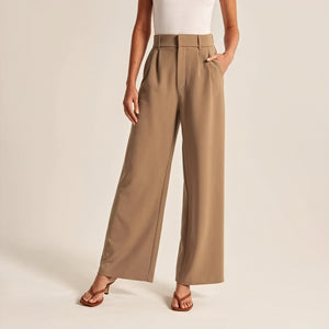 Pantalones Anchos de Cintura Alta