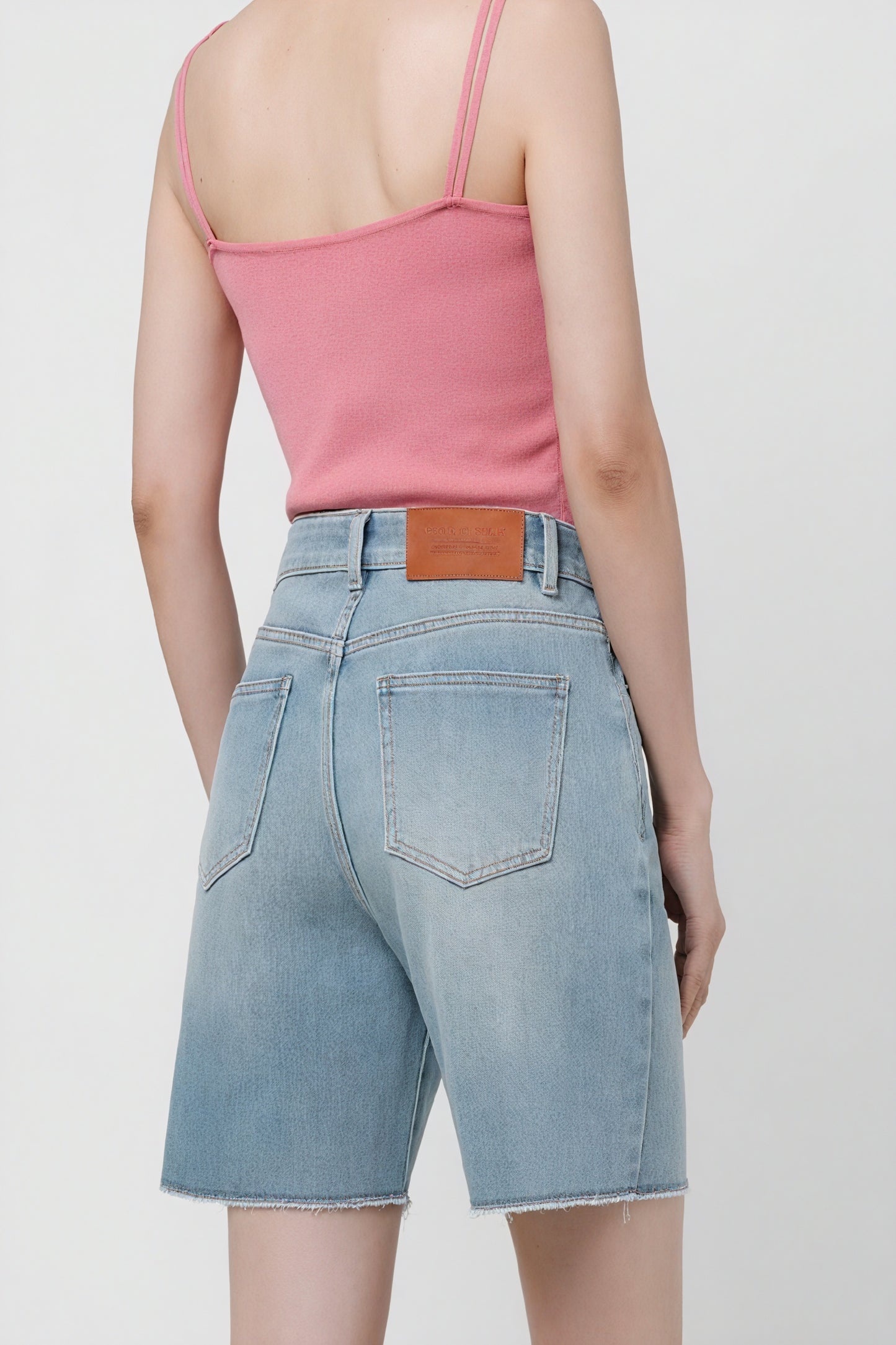 Shorts Denim Tiro Medio Relaxed