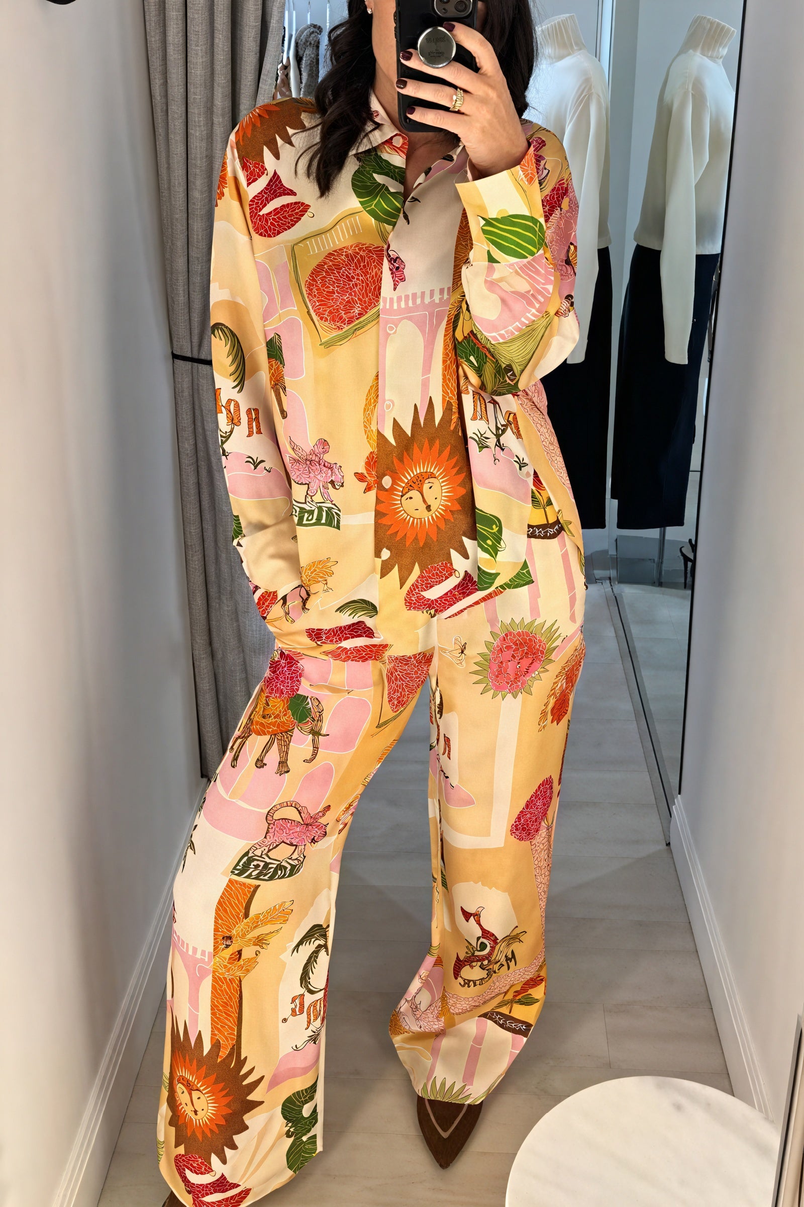 Conjunto de Dormir Estampado Relajado