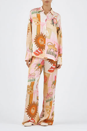 Conjunto de Dormir Estampado Relajado