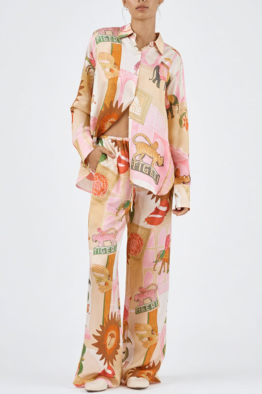 Conjunto de Dormir Estampado Relajado