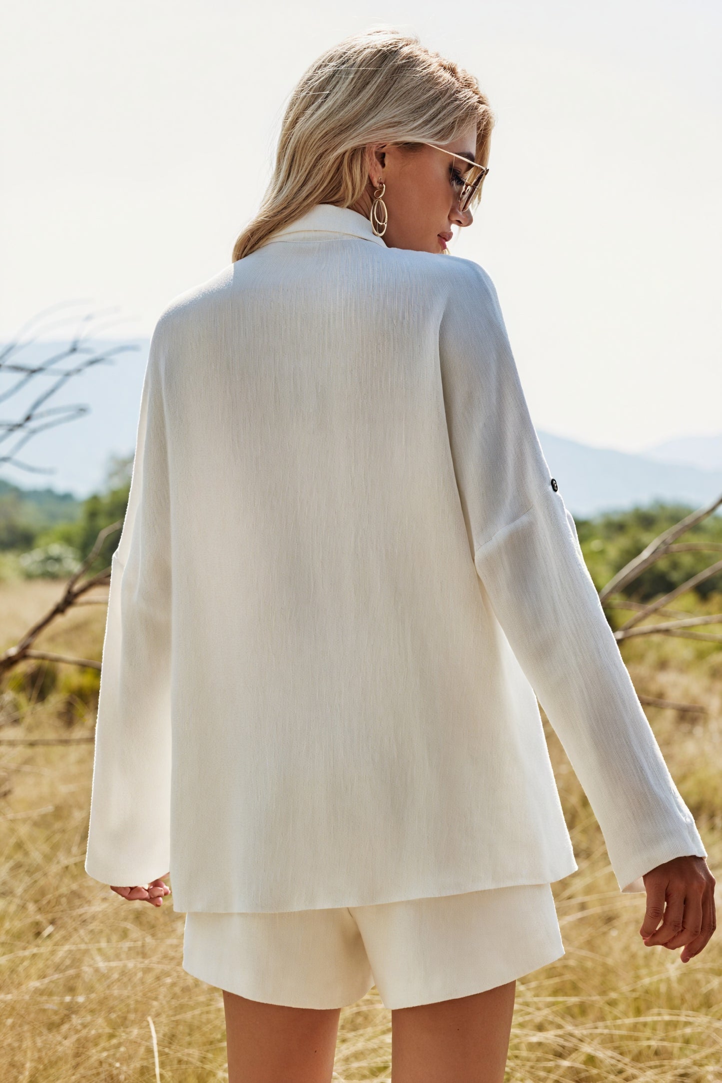 Conjunto Camisa y Shorts Texturizados