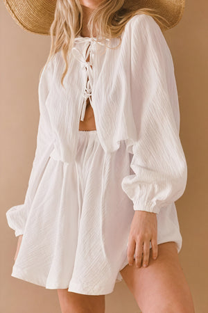 Conjunto Ligero de Verano con Lazos