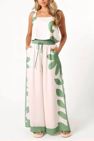 Conjunto Floral Abstracto de Verano