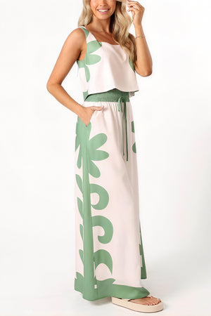 Conjunto Floral Abstracto de Verano