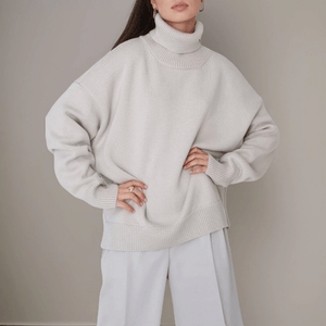 Suéter Oversized con Cuello Alto