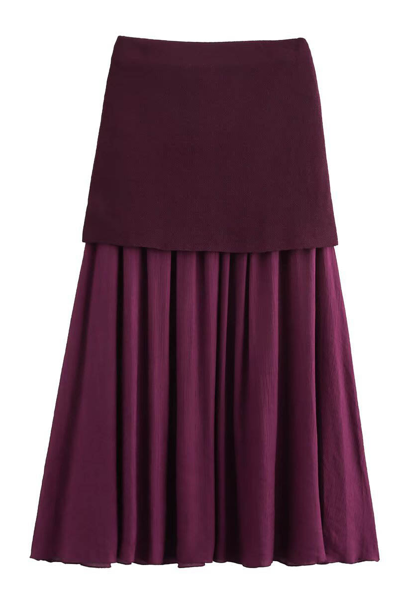 Conjunto Sofisticado Top y Falda Midi
