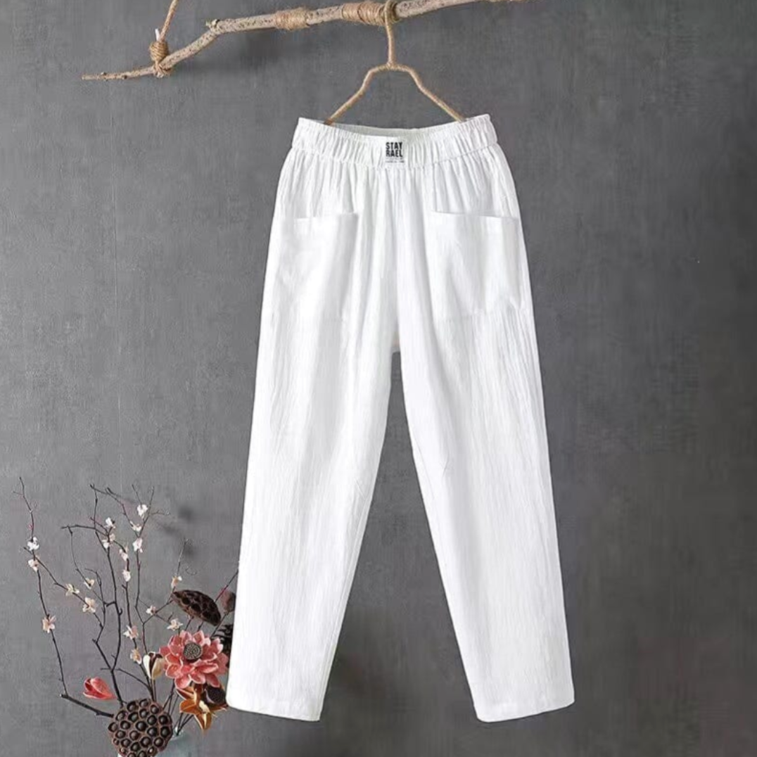 Pantalones Casual con Cintura Elástica