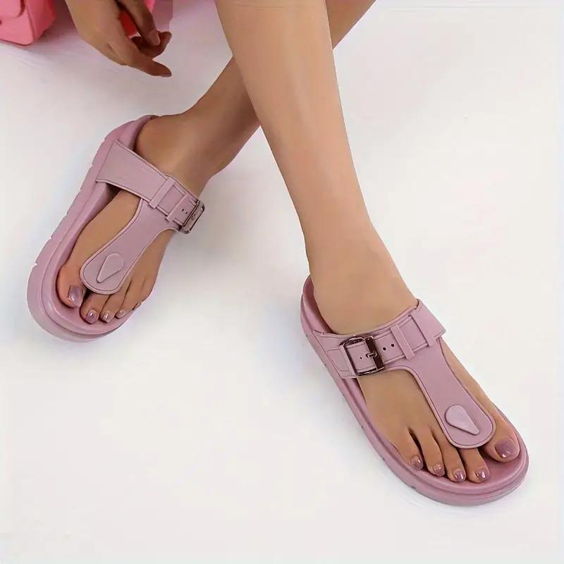 Sandalias de Diseño Minimalista con Hebilla Ajustable